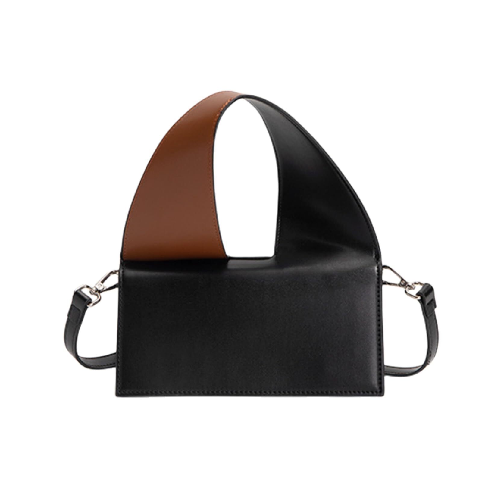 9723 Leather Top Handle Purse Fashion Hobo Handbag Vintage Flap Satchel
